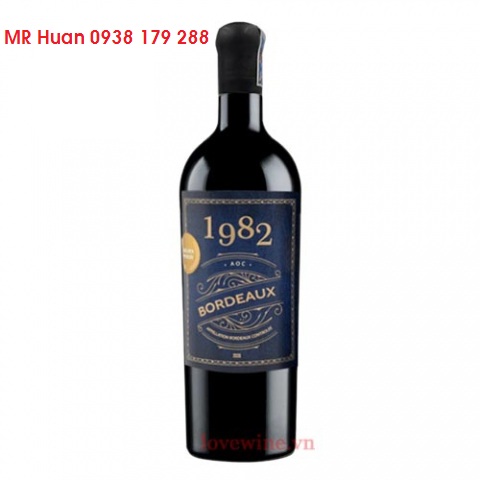Rượu vang Bordeaux 1982 AOC Bordeaux 2020