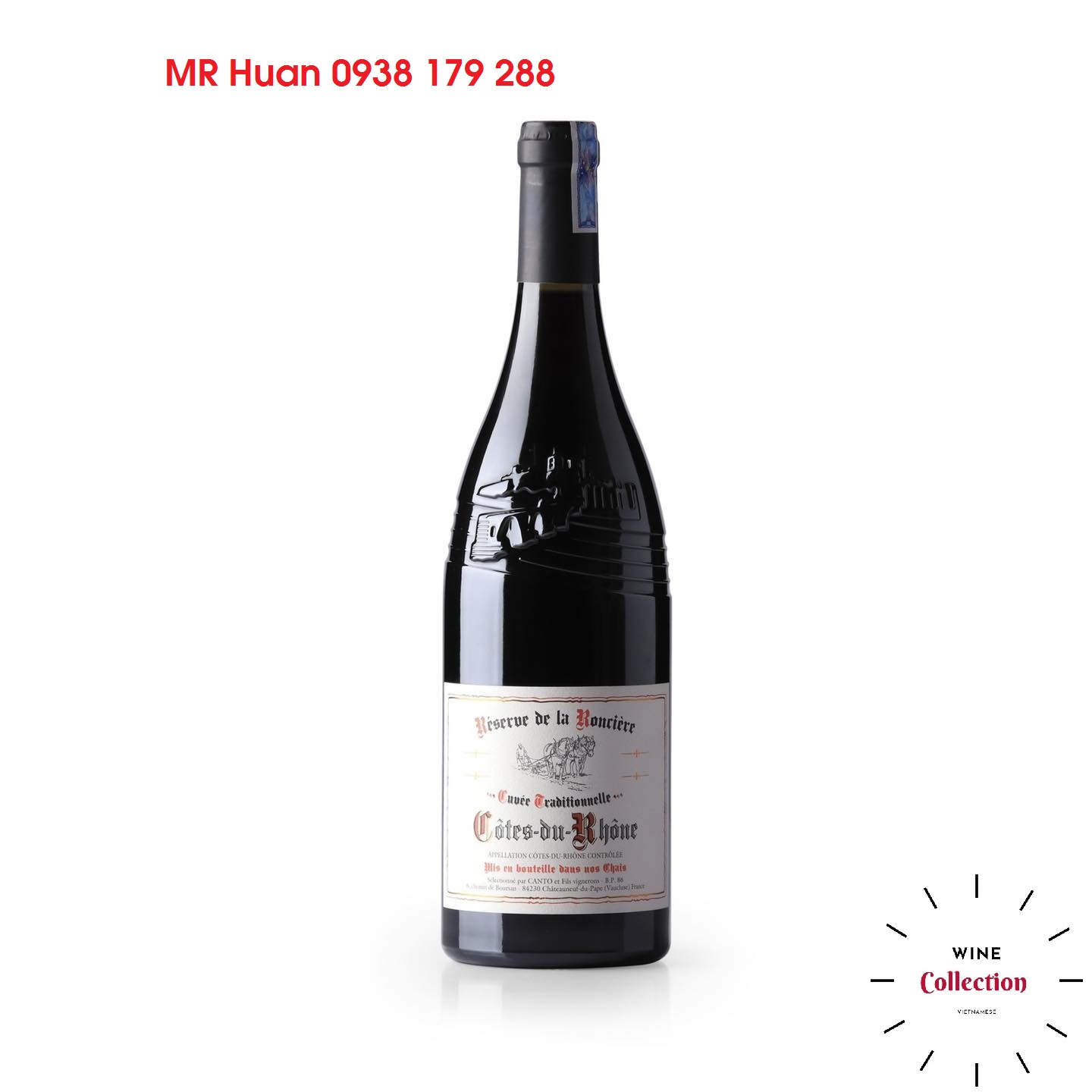 Rượu vang Cotes-du-Rhone-2018 Reserve de La Ronciere.