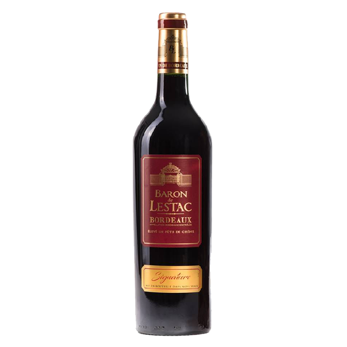 Rượu vang Baron de Lestac Signature AOC Bordeaux 2020.
