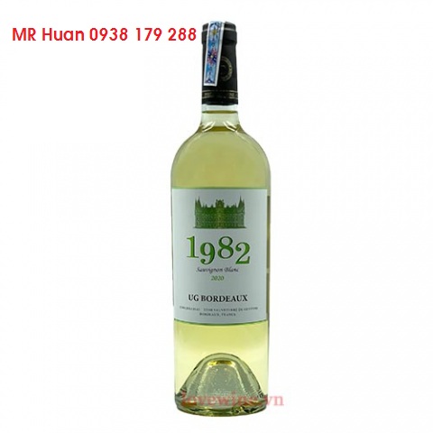 Rượu vang Bordeaux 1982 trắng.