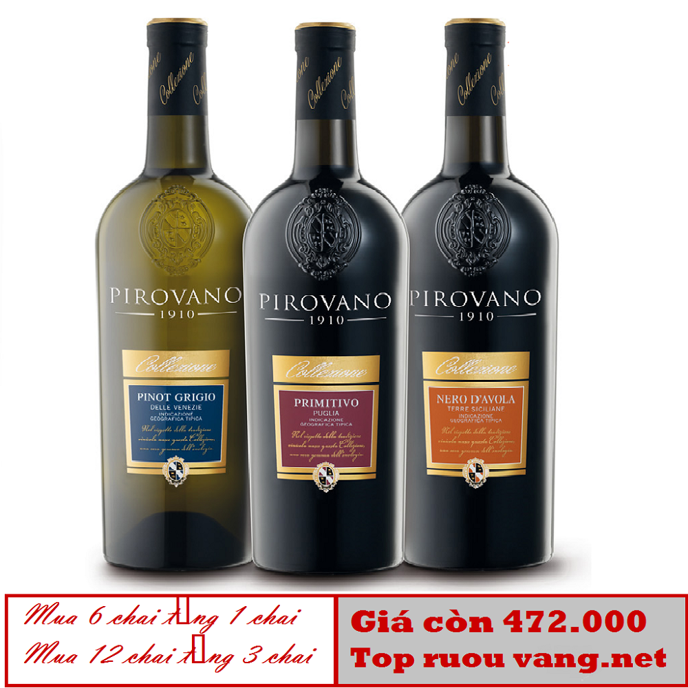 Rượu vang PIROVANO COLLEZIONE 1910 .