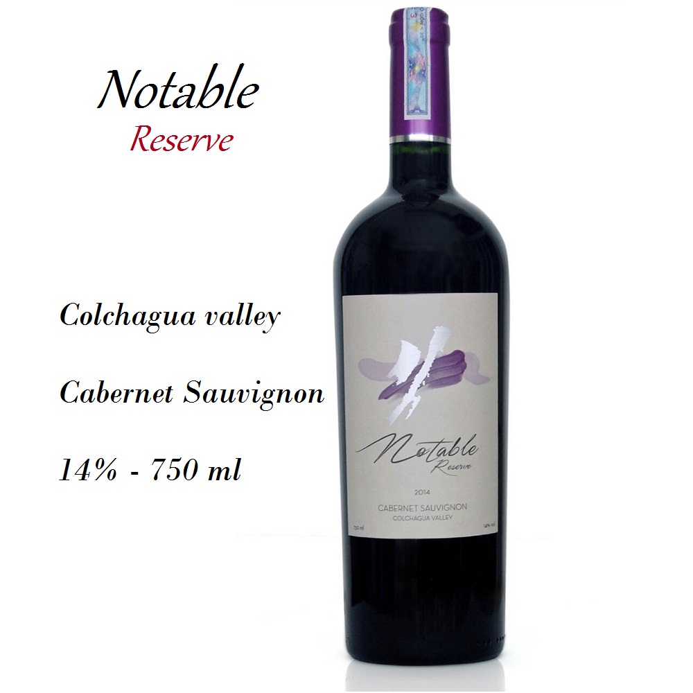 Rượu vang Notable Reserve Cabernet Sauvignon.