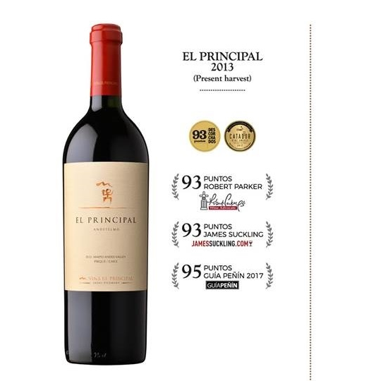Rượu vang Chile EL PRINCIPAL .