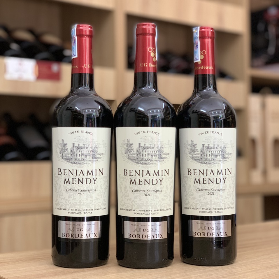 Rượu vang Pháp Benjamin Mendy Bordeaux